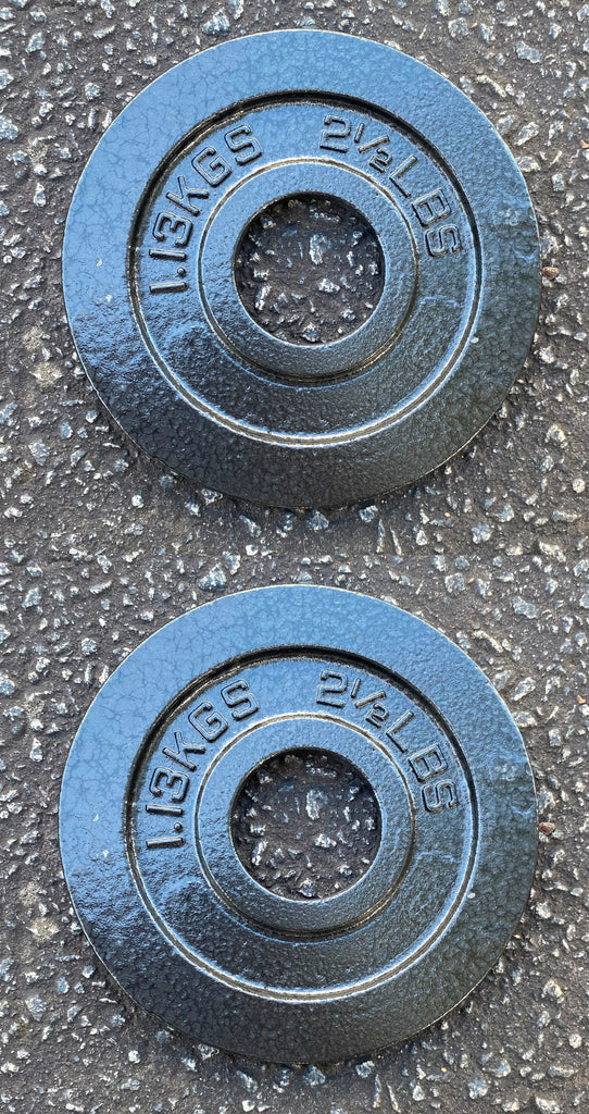 Pro Metal Olympic Plates - 2.5 Lbs (Pair)