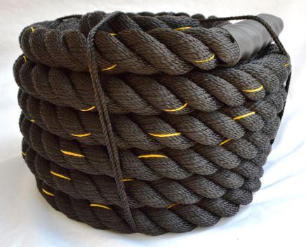 1.5 Inch Poly-Plus Battle Rope - BLACK