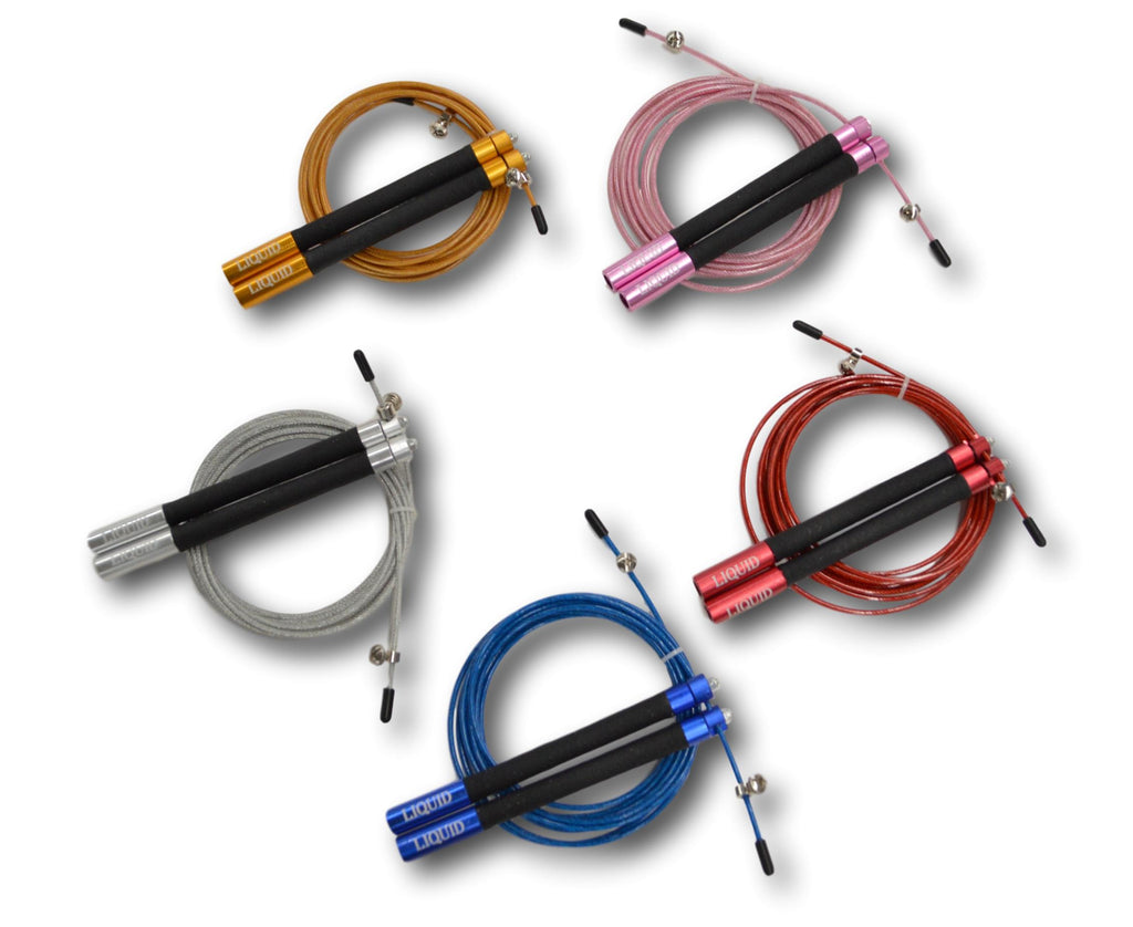 Liquid Smooth Speed Jump Rope WITH Grip-Right Technology
