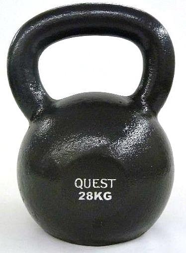 Quest Cast Iron Kettlebell - 28KG/62LB