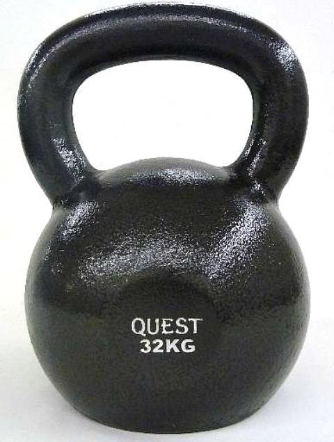 Quest Cast Iron Kettlebell - 32KG/70LB