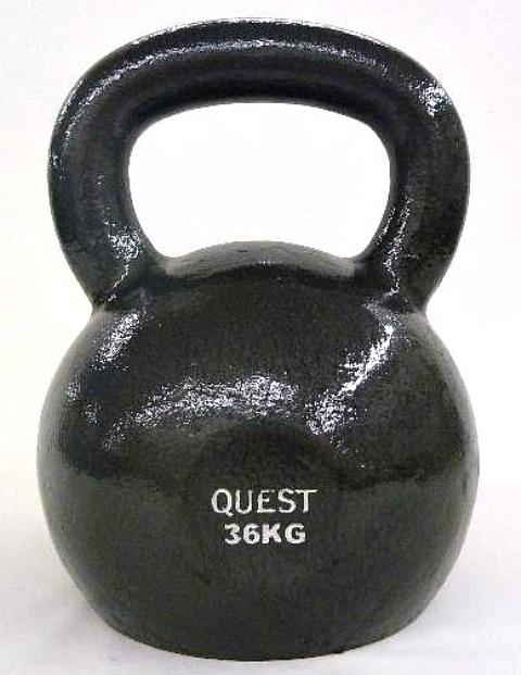 Quest Cast Iron Kettlebell - 36KG/80LB