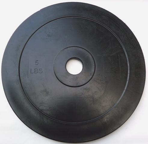 5 LB Super-Dura Technique Plate (Black)
