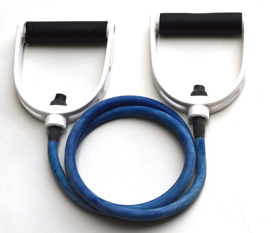Resistance Tube Band with Handles - Heavy (Blue)