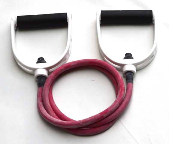 Resistance Tube Band with Handles - Average (Red)