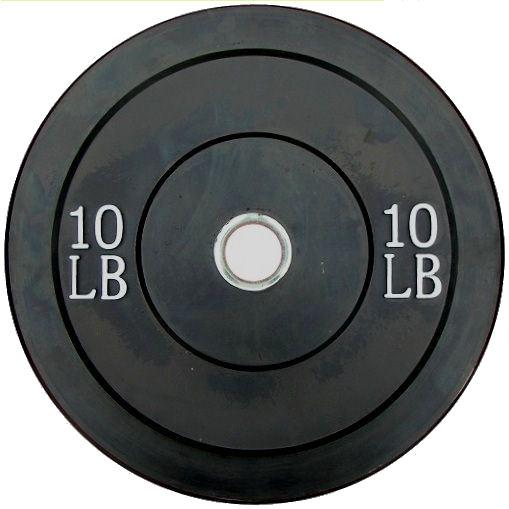 10 Lb BLACK Bumper Plate