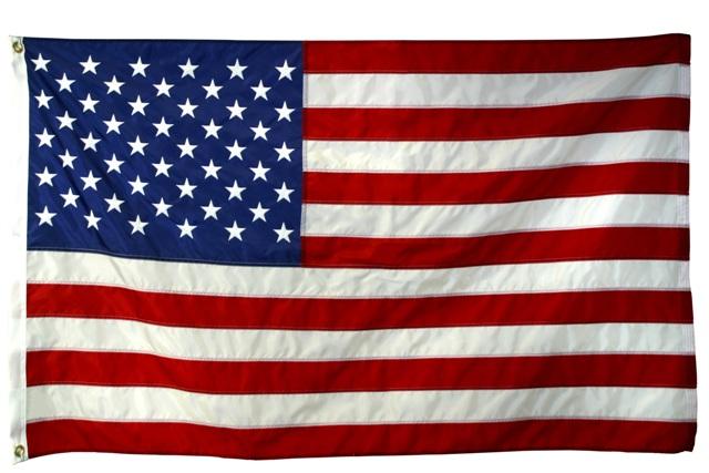 3’x5’ U.S. Flag (Outdoor SolarMax Nylon)