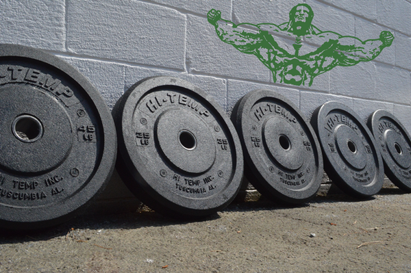 Crumb Bumper Plate 45 Lb Pair U.S. Made Quest Nutrition and