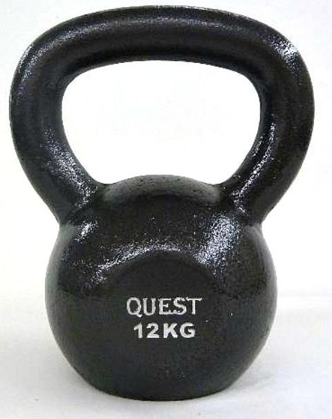 Quest Cast Iron Kettlebell - 12KG/26LB