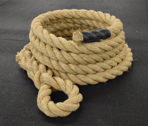 MANILA CLIMBING ROPE W/EYELET END 1.5, & 2 THICK – CFF STRENGTH