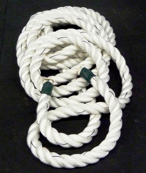 2.0 Inch Polyester Battle Rope - WHITE