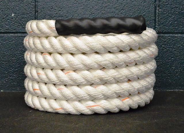 1.5 Inch Poly-Plus Battle Rope - WHITE